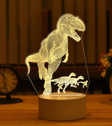 3D Acrylic LED Night Light USB Neon Style Lamp for Room Decor and Valentines Gifts