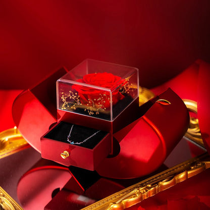 Fashion Jewelry Box In Red Apple Color