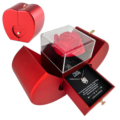 Fashion Jewelry Box In Red Apple Color
